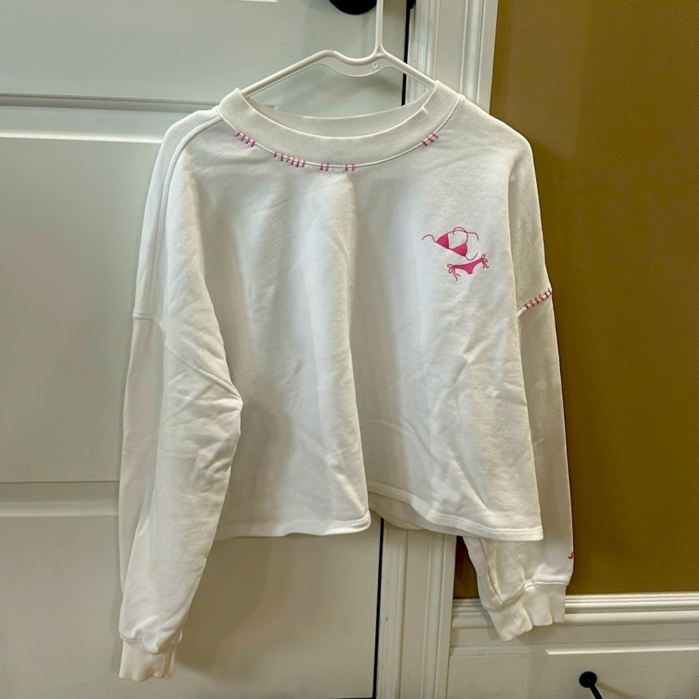 Target wild fable brand white large sweatshirt!